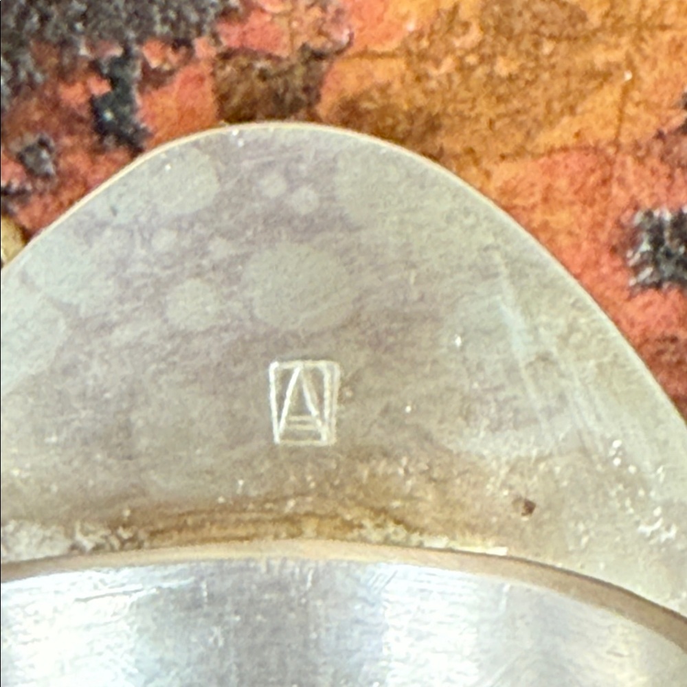 Ananda Khalsa Aquamarine Ring with 2 diamonds. New in box. - Picture 7 of 8